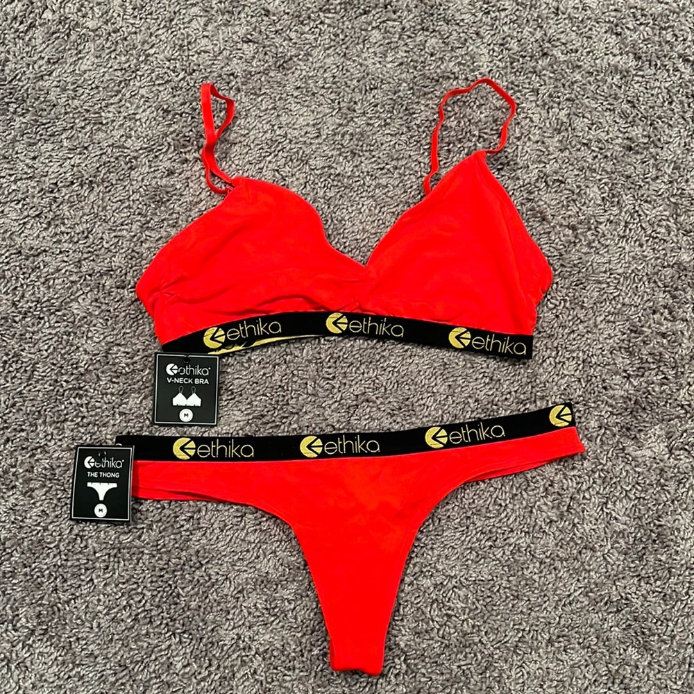 ETHIKA WOMEN'S BRA AND PANTY SET